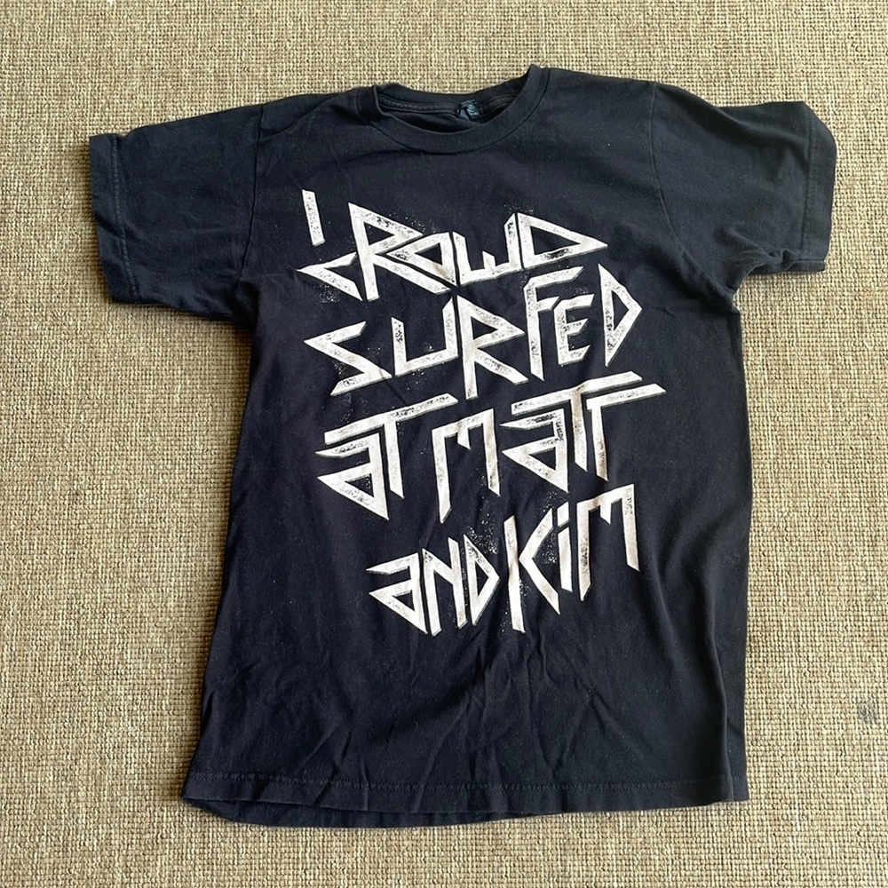 Matt and Kim band shirt